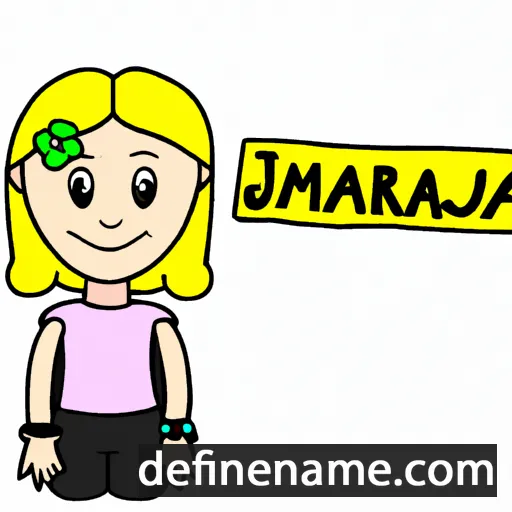 cartoon of the name Marcjanna