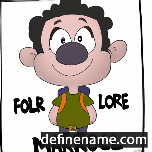 cartoon of the name Marcolf