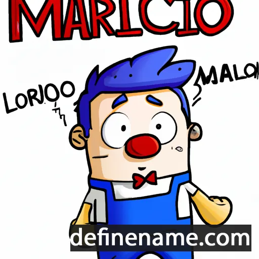 cartoon of the name Marcolino