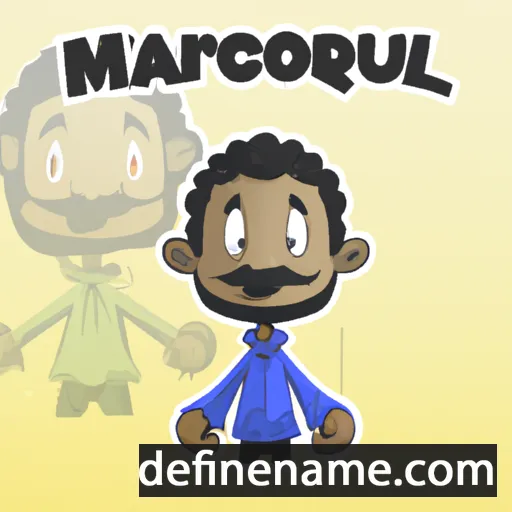 cartoon of the name Marcoul