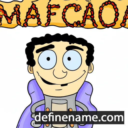 cartoon of the name Marcovefa