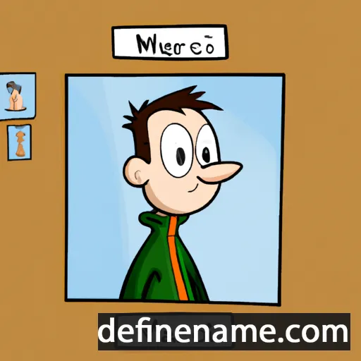 cartoon of the name Marculf