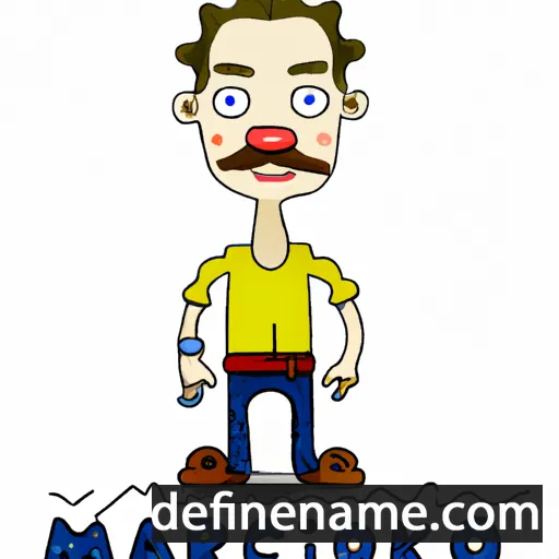 cartoon of the name Marczko