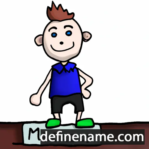 cartoon of the name Marczyk