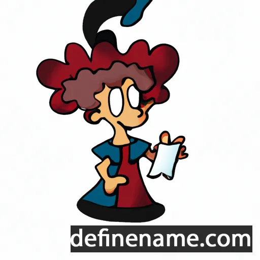 cartoon of the name Mardecie