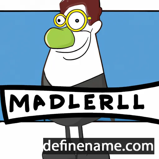 cartoon of the name Mardell