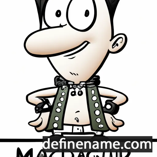 cartoon of the name Mardocheusz