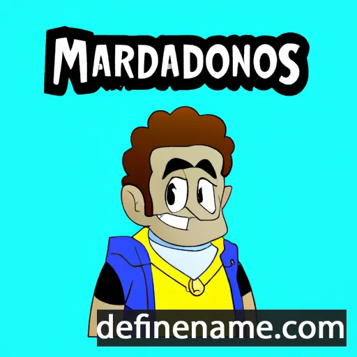 cartoon of the name Mardonios