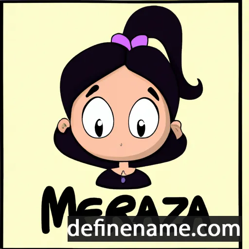 cartoon of the name Maréza