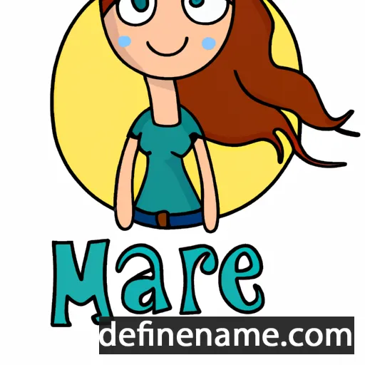 cartoon of the name Mare