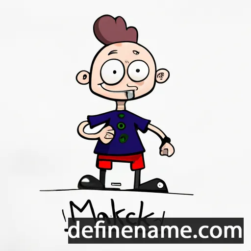 cartoon of the name Mareczek