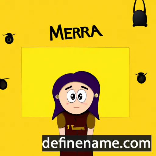 cartoon of the name Mareena