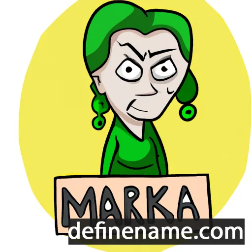 Mareka cartoon