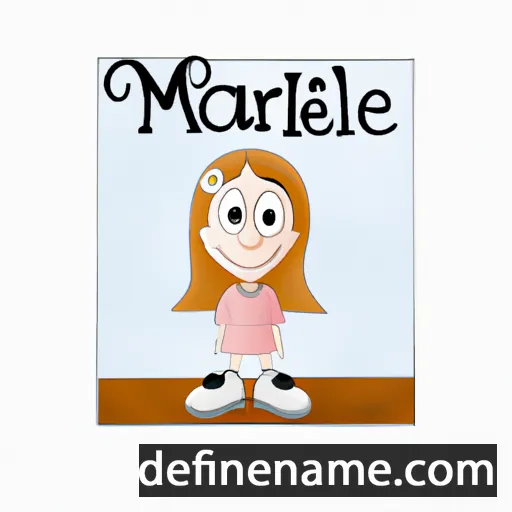 cartoon of the name Marelie