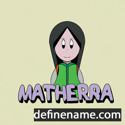 Marentha cartoon