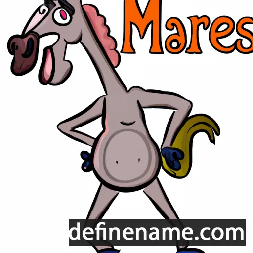 cartoon of the name Mares