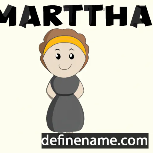 cartoon of the name Maretha