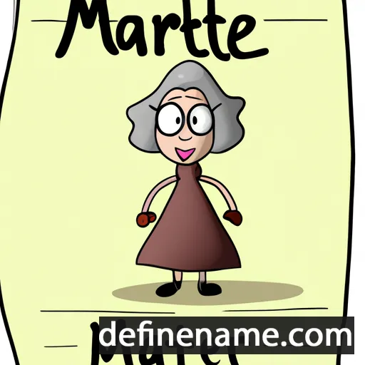 cartoon of the name Marette