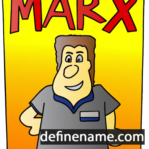 cartoon of the name Marex