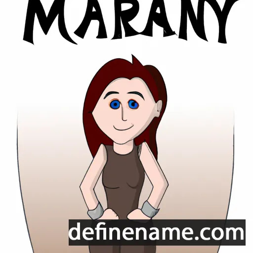 cartoon of the name Mareyn