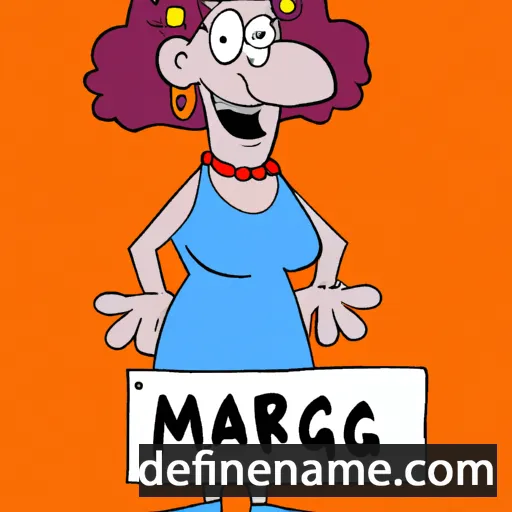 cartoon of the name Marg