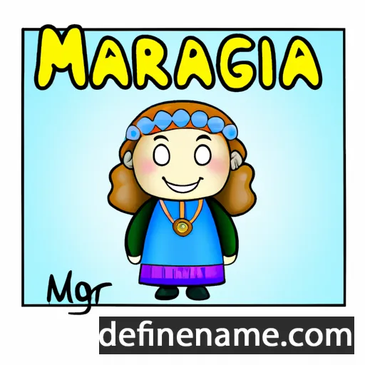 cartoon of the name Margalicia