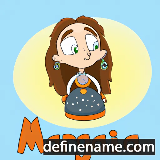 cartoon of the name Margalina