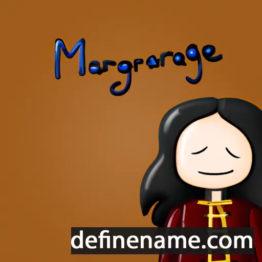 cartoon of the name Marganore