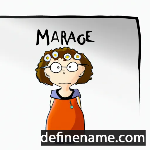 cartoon of the name Margarede