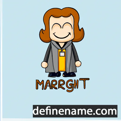 cartoon of the name Margareth