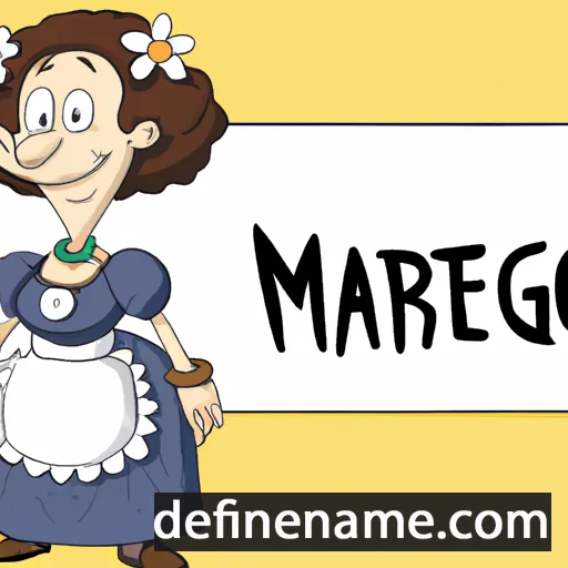 cartoon of the name Margareto