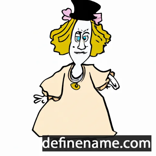 cartoon of the name Margause