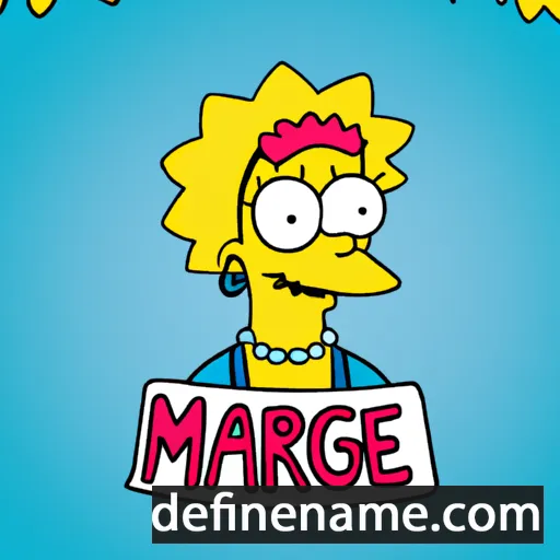 cartoon of the name Marge