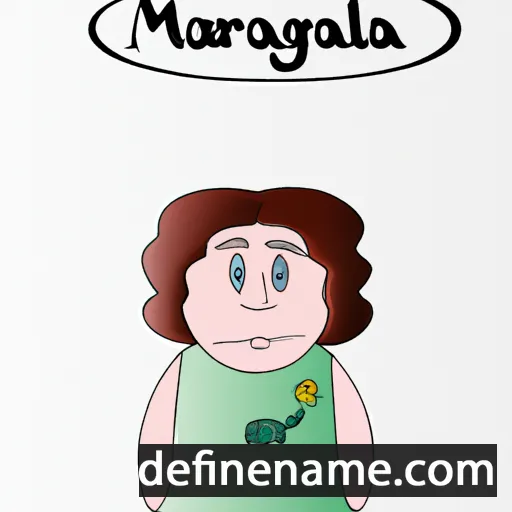 cartoon of the name Margelina