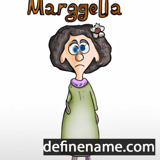 cartoon of the name Margella