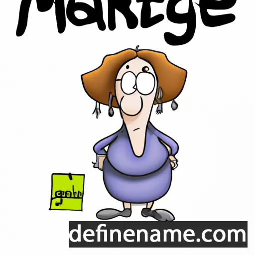 cartoon of the name Margeryt