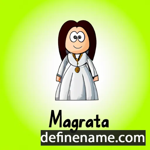 Marghanita cartoon