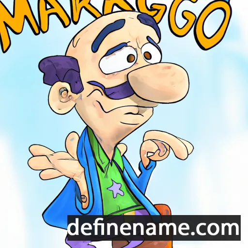 cartoon of the name Margido