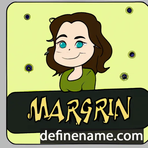 cartoon of the name Margilyn