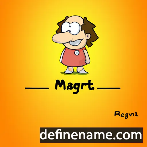 cartoon of the name Margith