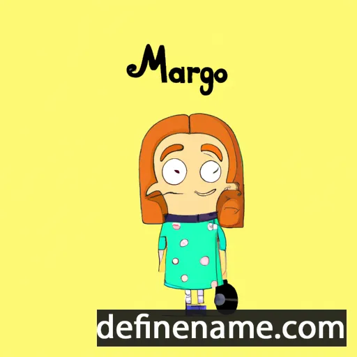 cartoon of the name Margó