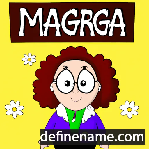 Margréta cartoon