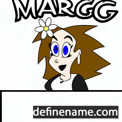 cartoon of the name Margreg