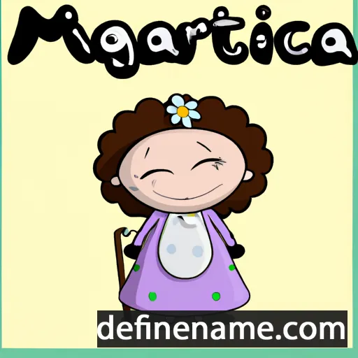 cartoon of the name Margriata