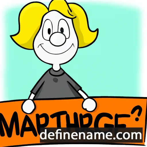 Margrith cartoon