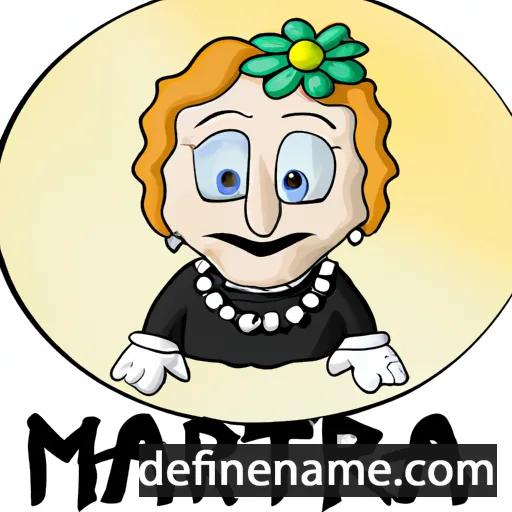 cartoon of the name Margritta