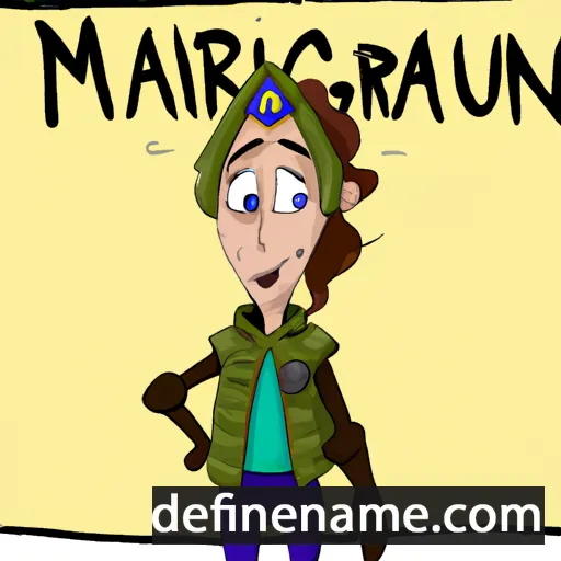 cartoon of the name Margunn