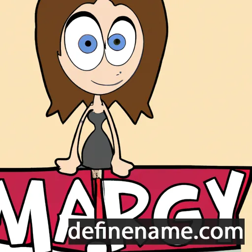 cartoon of the name Margy