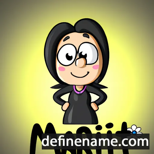 cartoon of the name Marít