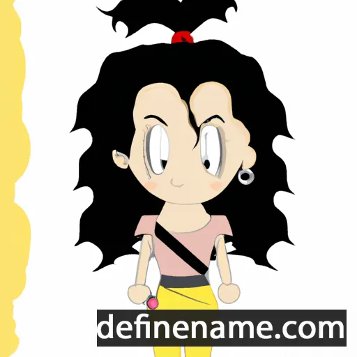 cartoon of the name Mari